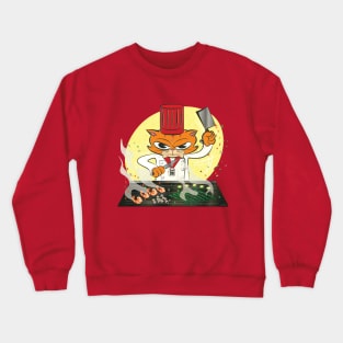 Cuddly Critters Wielding Sharp Objects #6 Crewneck Sweatshirt